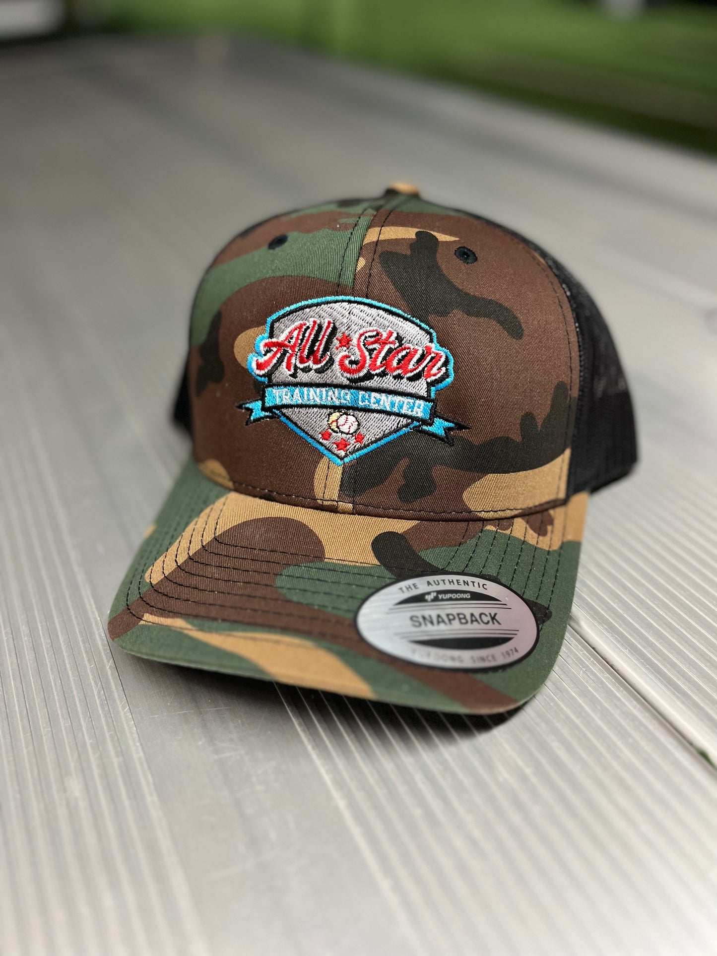 DARK CAMO ALL STAR TRUCKER HAT