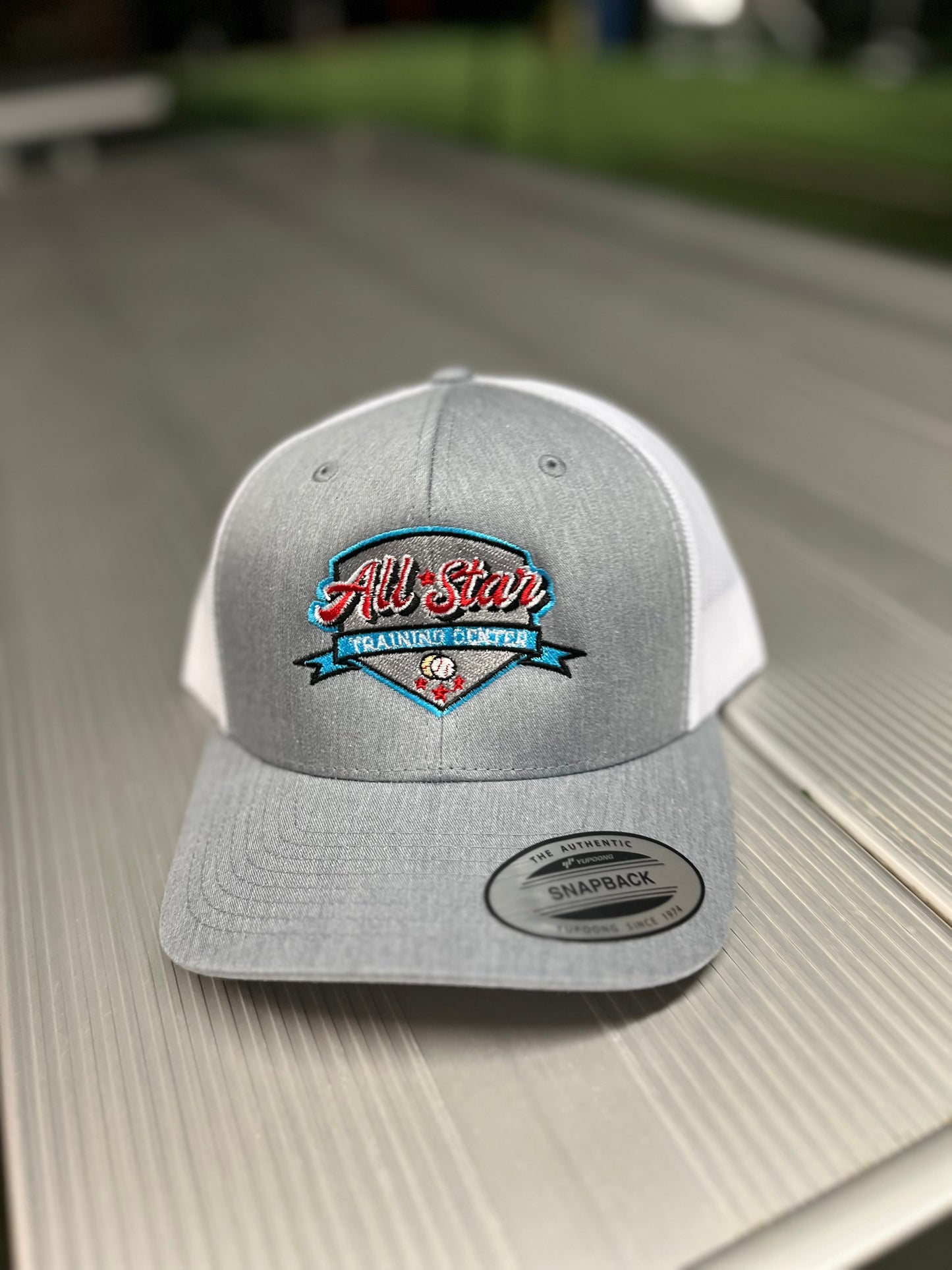 LIGHT GRAY ALL STAR TRUCKER HAT