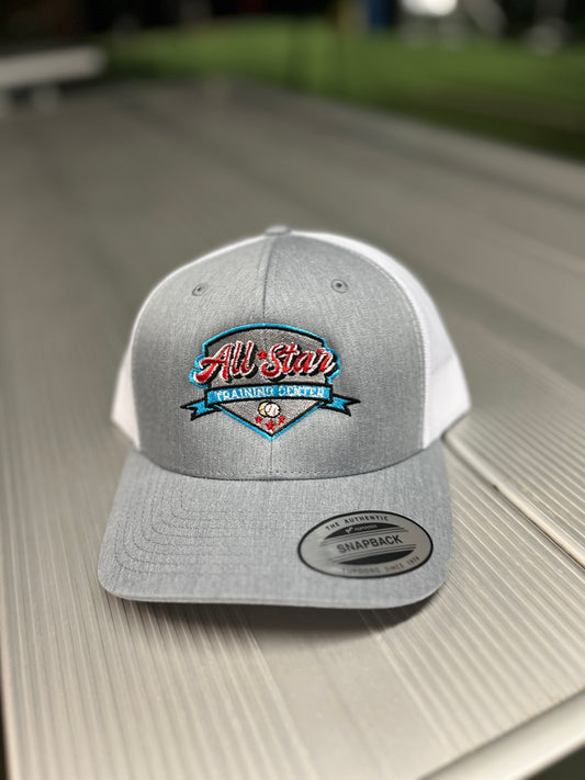 LIGHT GRAY ALL STAR TRUCKER HAT