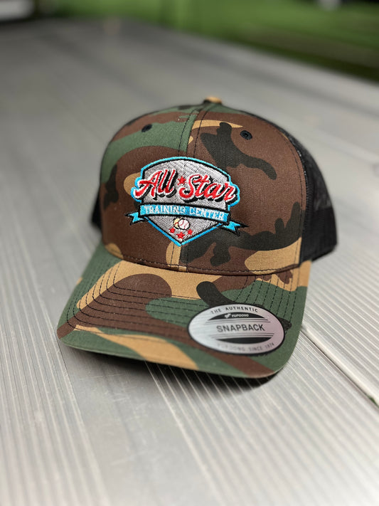 DARK CAMO ALL STAR TRUCKER HAT