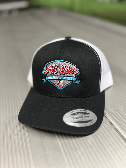 BLACK ALL STAR TRUCKER HAT